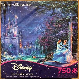 Disney Cinderella Thomas Kinkade  Dreams Collection 750 Piece Jigsaw Puzzle